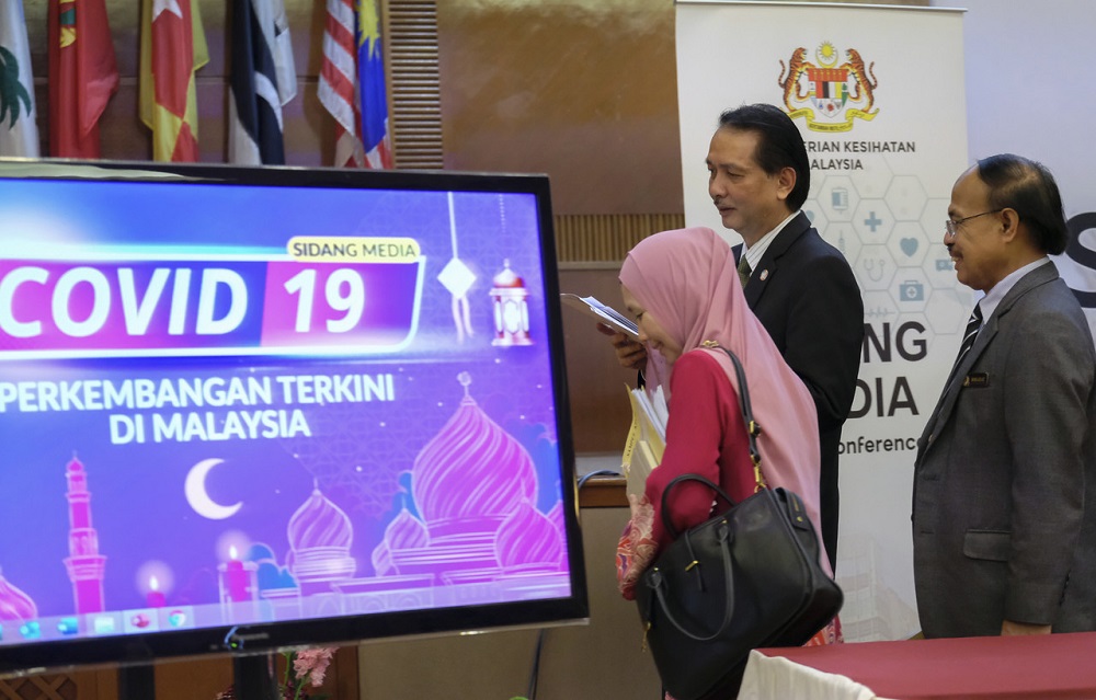 Health Director-General Datuk Dr Noor Hisham Abdullah speaks at a press conference in Putrajaya June 9, 2020. u00e2u20acu201d Bernama pic