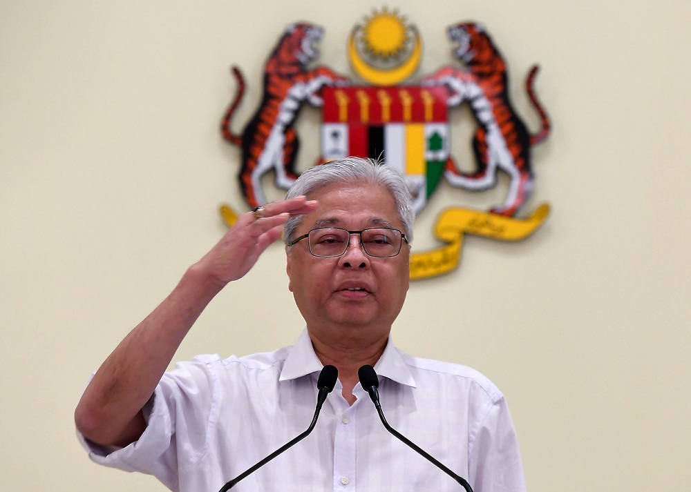 Senior Minister Datuk Seri Ismail Sabri Yaakob at a press conference in Putrajaya June 10, 2020. u00e2u20acu201d Bernama pic