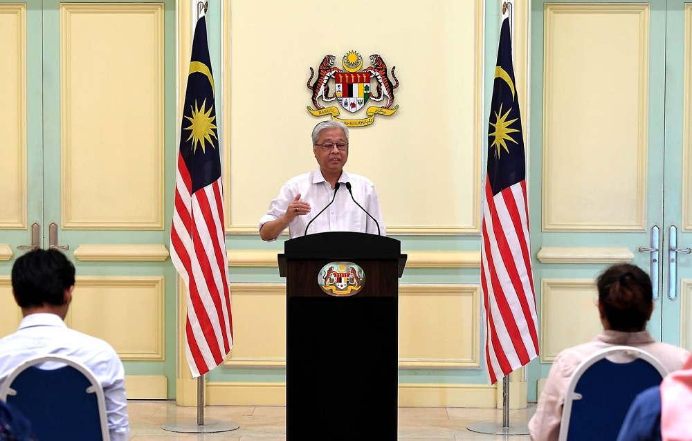 Senior Minister Datuk Seri Ismail Sabri Yaakob at a press conference in Putrajaya June 10, 2020. u00e2u20acu201d Bernama pic