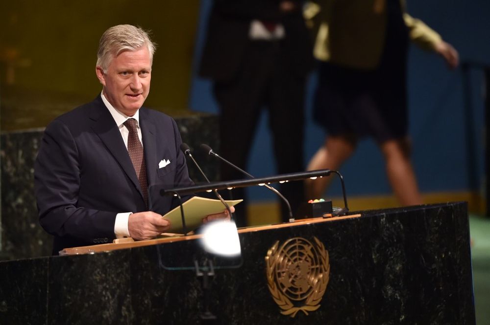 In this file photo taken on April 24, 2018 King Philippe of Belgium speaks during the opening session of the 72nd High-level Meeting on Peacebuilding and Sustaining Peace at United Nations Headquarters in New York. u00e2u20acu201d AFP pic