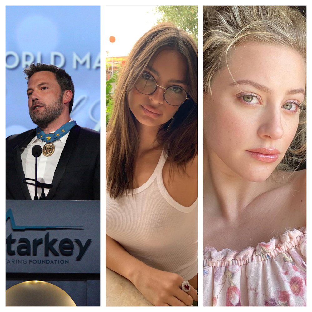 Ben Affleck, Emily Ratajkowski and Lili Reinhard were among the few celebrities that took to the streets to join the George Floyd protests. u00e2u20acu201d Pictures from Instagram/lilireinhart/EmilyRatajkowski/benaffleck