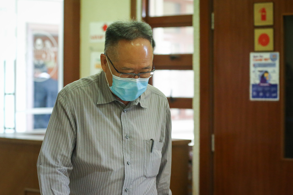 Lee Fook Kheun at the Kuala Lumpur High Court June 17, 2020. — Picture by Yusof Mat Isa