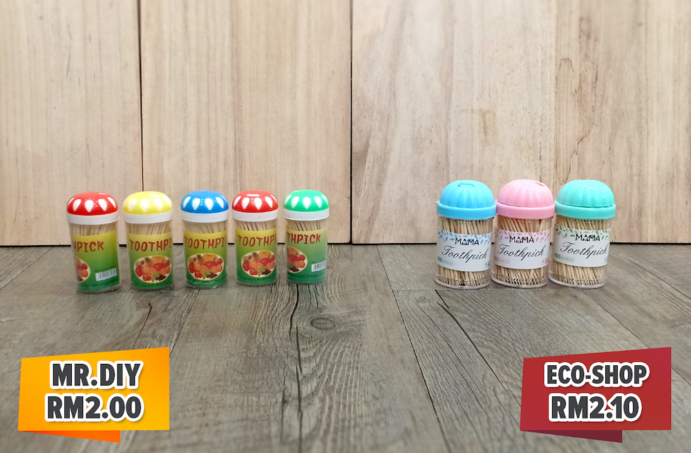 Give your home a splash of colour with these bright toothpick holders.