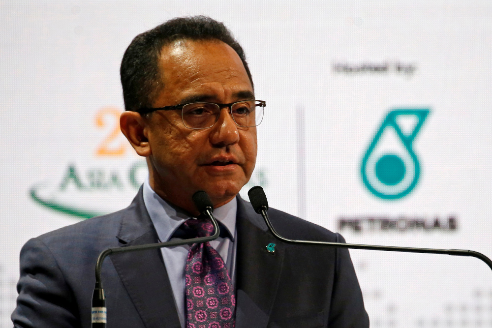 Tan Sri Wan Zulkiflee Wan Ariffin speaks during the opening ceremony of the 20th Asia Oil & Gas Conference in Kuala Lumpur, Malaysia June 24, 2019. u00e2u20acu201d Reuters pic 
