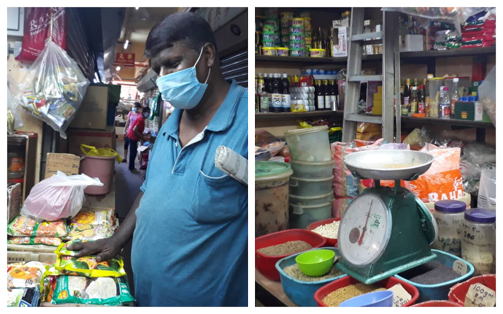 Grocery stall owner Indra Kumaran remains hopeful that everything would be back to normal once the pandemic is over. — Picture by Anne Grace Savitha