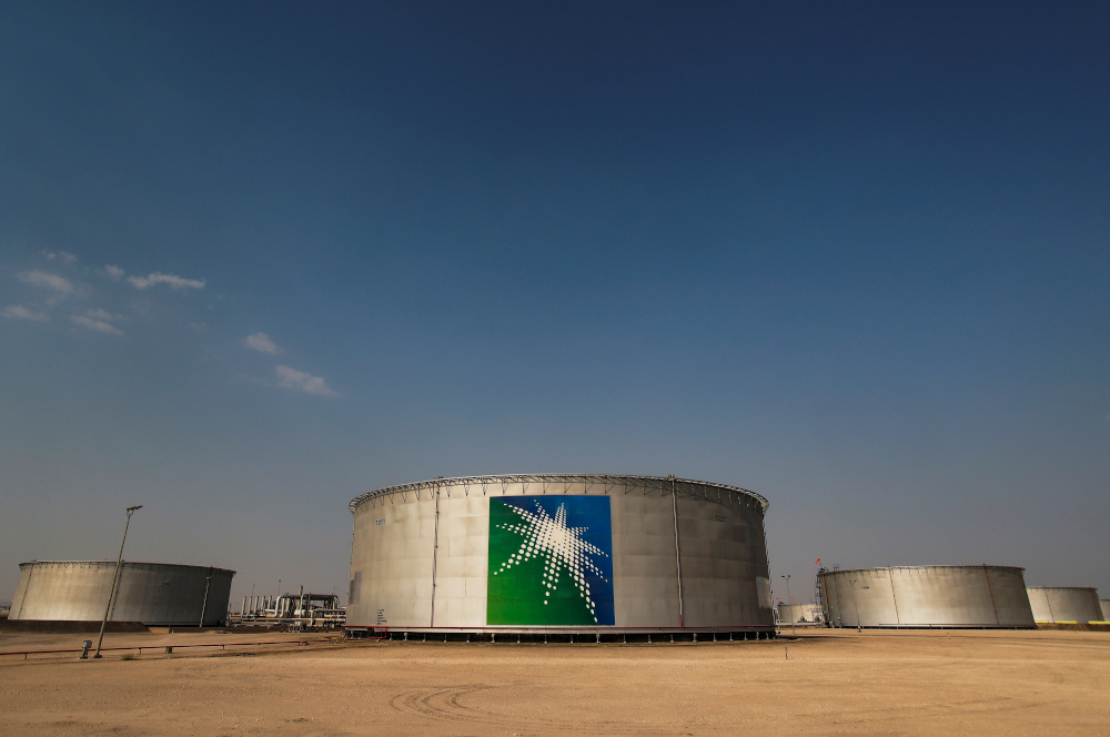 A view shows branded oil tanks at Saudi Aramco oil facility in Abqaiq, Saudi Arabia October 12, 2019. u00e2u20acu201d Reuters pic 