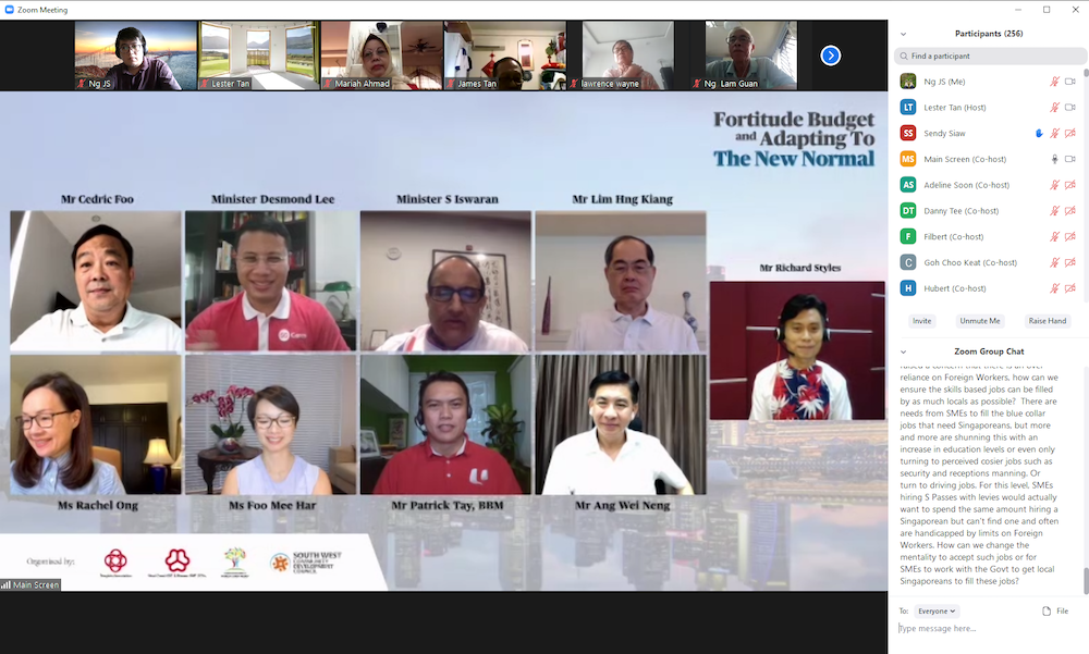 Some PAP MPs had been organising online engagement sessions for its residents during the pandemic, prior to the dissolution of Parliament. — TODAY pic