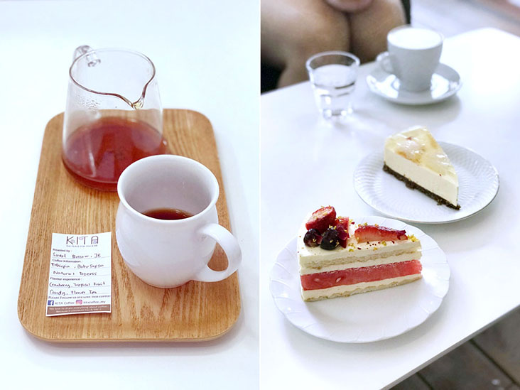 Partners — whether customers such as KL’s Kita Café (left) or cake suppliers such as Johor Baru’s KimKim (right) — are important to Sweet Blossom’s success