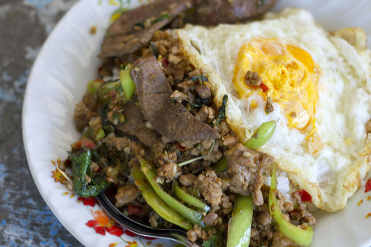A Thai friend introduced me to the best 'pad krapao' I’ve ever had
