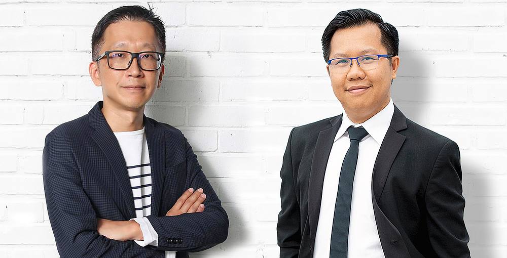 Serm Teck Choon (left) and Dinh Le Dat (right) launch the AI-enabled platform June 3, 2020. u00e2u20acu201d Picture courtesy of Serm Teck Choon 
