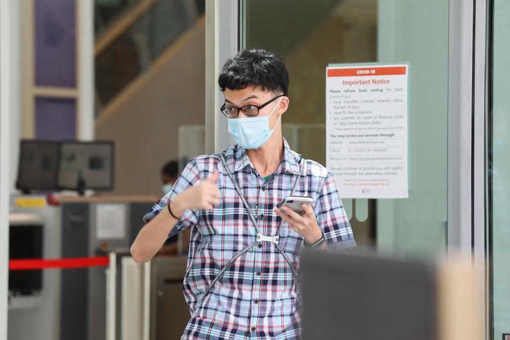 Bryan Tee Jian Peng, 20, pleaded guilty to two charges of criminal trespass on Thursday (June 4).nu00e2u20acu201d TODAY pic