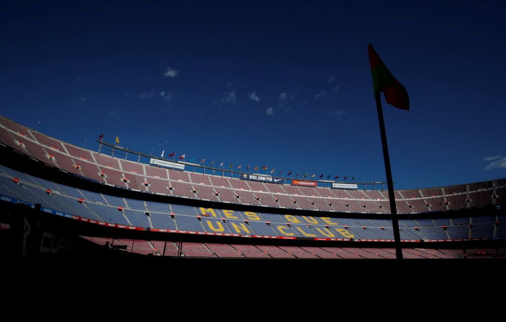General view inside Camp Nou before the match between Barcelona and Real Sociedad March 7, 2020. u00e2u20acu201d Reuters picnn