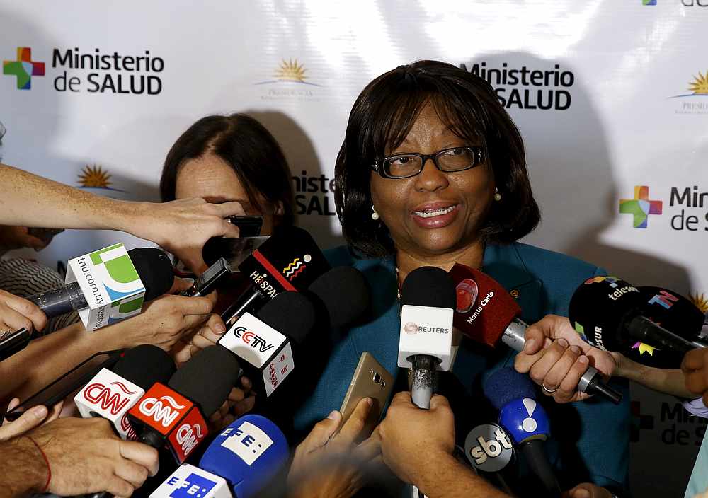 Director of the Pan American Health Organisation Carissa Etienne speaks to the media in Montevideo February 3, 2016. u00e2u20acu201d Reuters pic