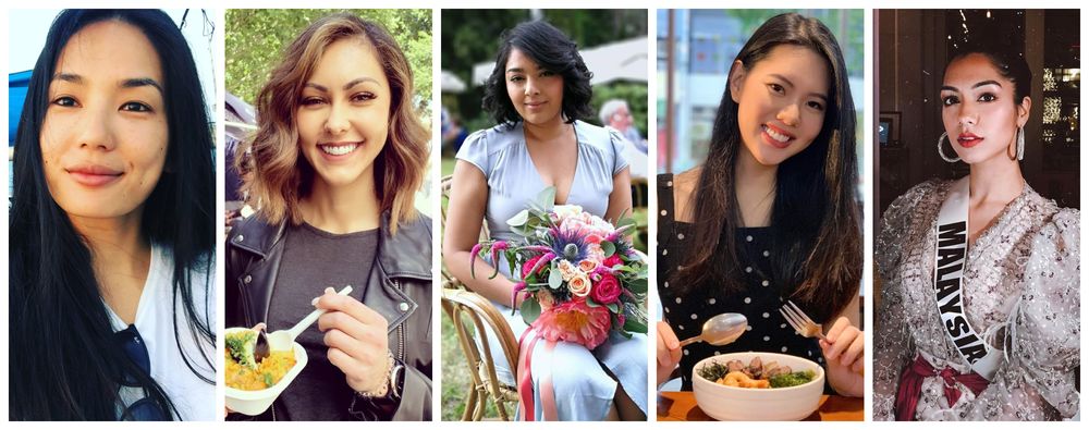 From left: Former Miss Universe Malaysia titleholders Andrea Fonseka, Kimberley Leggett, Nadine Ann Thomas, Jane Teoh and Shweta Sekhon. u00e2u20acu201d Picture from Instagram/Andrea Fonseka, Kimberley Leggett, Nadine Ann Thomas, Jane Teoh, Shweta Sekhon