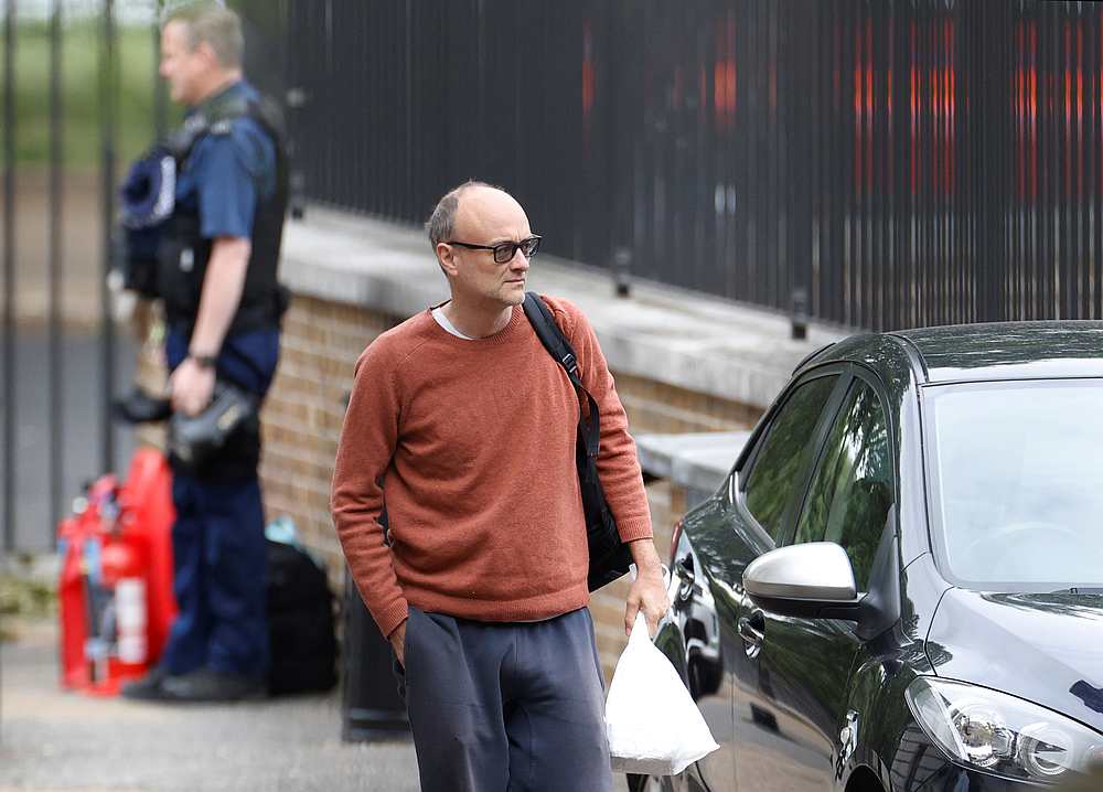 Dominic Cummings, special advisor for Britain's Prime Minister Boris Johnson arrives in Downing Street, London, Britain June 4, 2020. u00e2u20acu201d Reuters pic