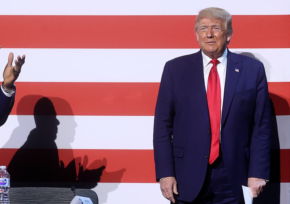 US President Donald Trump is applauded as he attends a roundtable discussion with members of the faith community, law enforcement and small business in Dallas, Texas June 11, 2020. u00e2u20acu201d Reuters pic