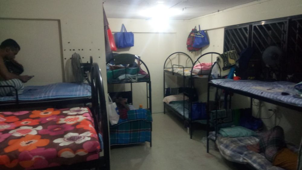 Hemaitul Kabir who was placed in the virus-free Block 26 at Kian Teck Dormitory after testing negative twice, said that he now lives in a room of 14 people, compared to nine previously. — Picture courtesy of Hemaitul Kabir