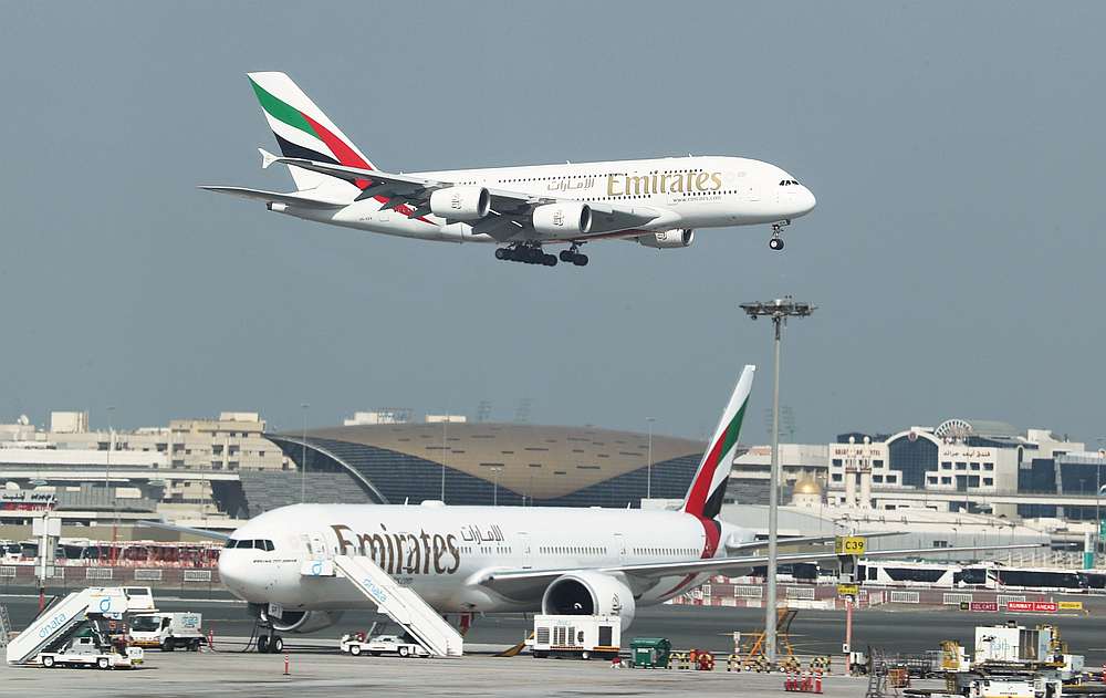 Emirates Airlines Airbus A380-800 plane approaches for landing at Dubai Airports in Dubai, United Arab Emirates December 26, 2018. u00e2u20acu201d Reuters pic