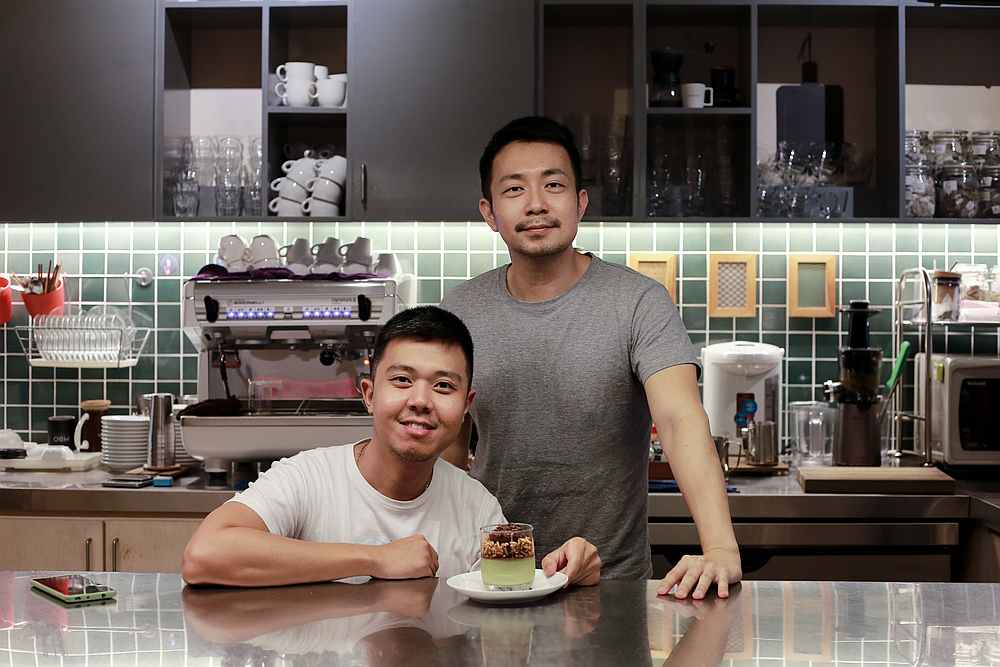 Foo Foo Fine Desserts owners Chong Kin Foo and Jack Lua had to go the extra mile to reinvent their strategies to fit the new normal. — Picture by Ahmad Zamzahuri
