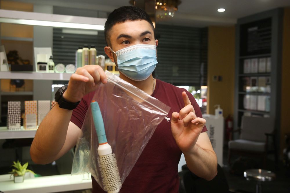 Topdown Theory Sri Petaling branch manager Bryann Ng Boon Chye speaks to Malay Mail during an interview June 10, 2020. — Picture by Choo Choy May