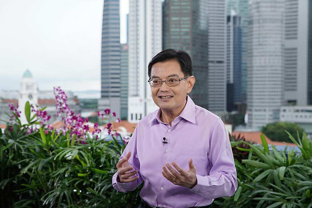 Singapore DPM Heng Swee Keat announced that S$20 billion will be set aside for research in 'high impact areas' over the next five years. u00e2u20acu201d MCI pic via TODAY