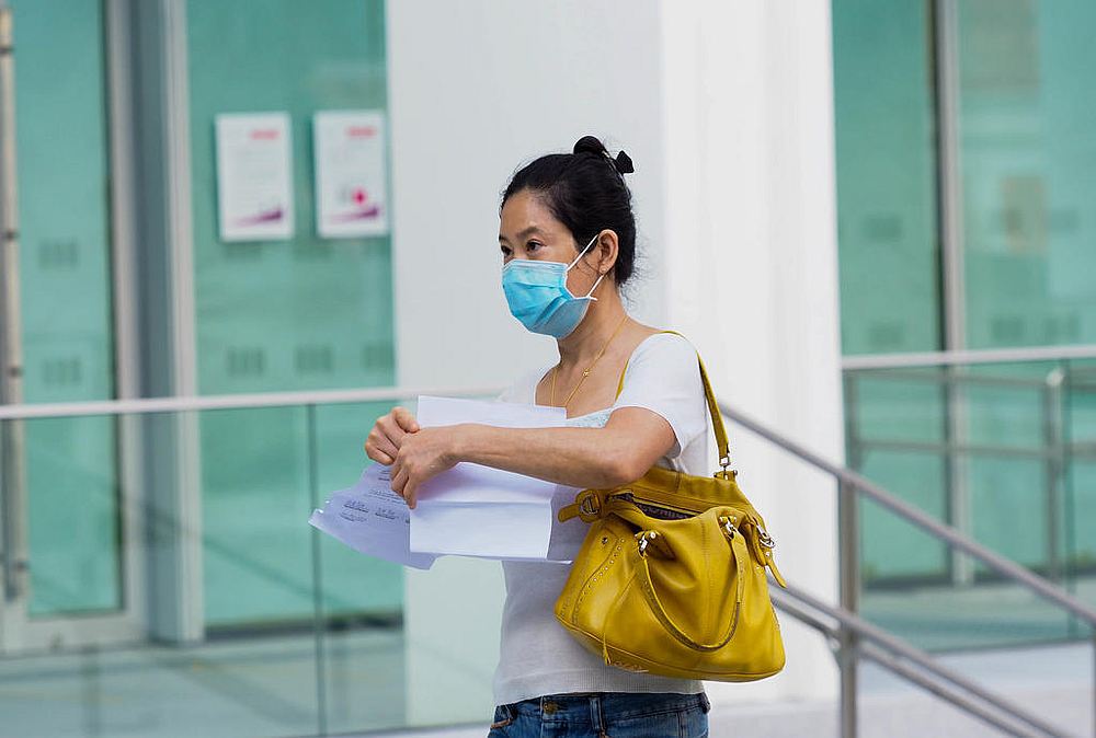 Beauty salon owner, Jin Yin, 55, was one of the three people dealt with on June 10, 2020 for circuit breaker offences. u00e2u20acu201d TODAY pic