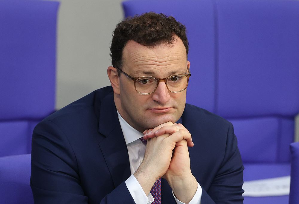 German Health Minister Jens Spahn during a session at the lower house of German parliament, Bundestag, on the outbreak of Covid-19 in Berlin, Germany, May 28, 2020. u00e2u20acu201d Reuters pic