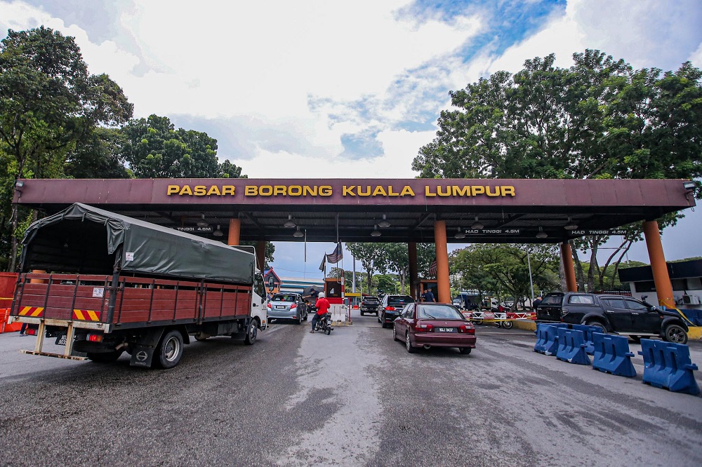 A general view outside the Kuala Lumpur wholesale market June 24, 2020. u00e2u20acu2022 Picture by Hari Anggara