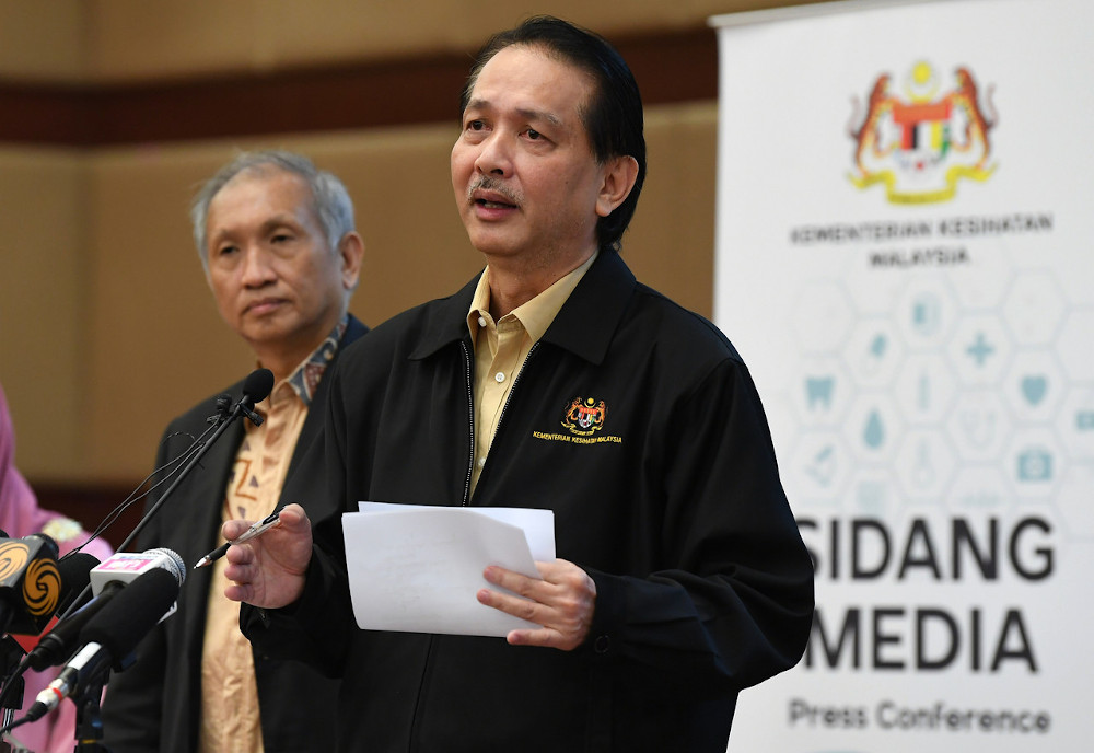 Health director-general Datuk Dr Noor Hisham Abdullah at the Covid-19 daily media conference in Putrajaya June 14, 2020. u00e2u20acu201d Bernama picn