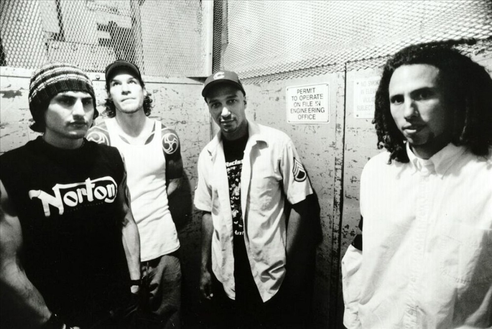 Morello (second left) was quick to call out the social media user after he criticised the band for including their political views into their music. u00e2u20acu2022 Picture via Facebook/Rage Against The Machine