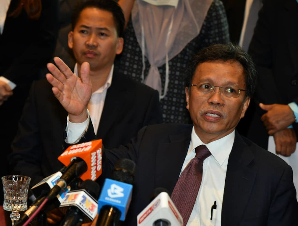 Sabah chief minister Datuk Seri Shafie Apdal said that those absent had given him reassurance they are still behind the Warisan-led state government. — Picture by Julia Chan