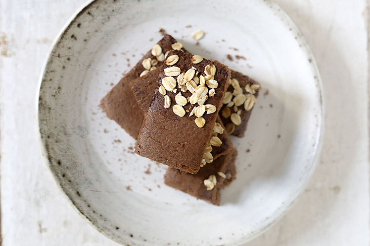 Waste not, want not: Oaty, toasty bars.