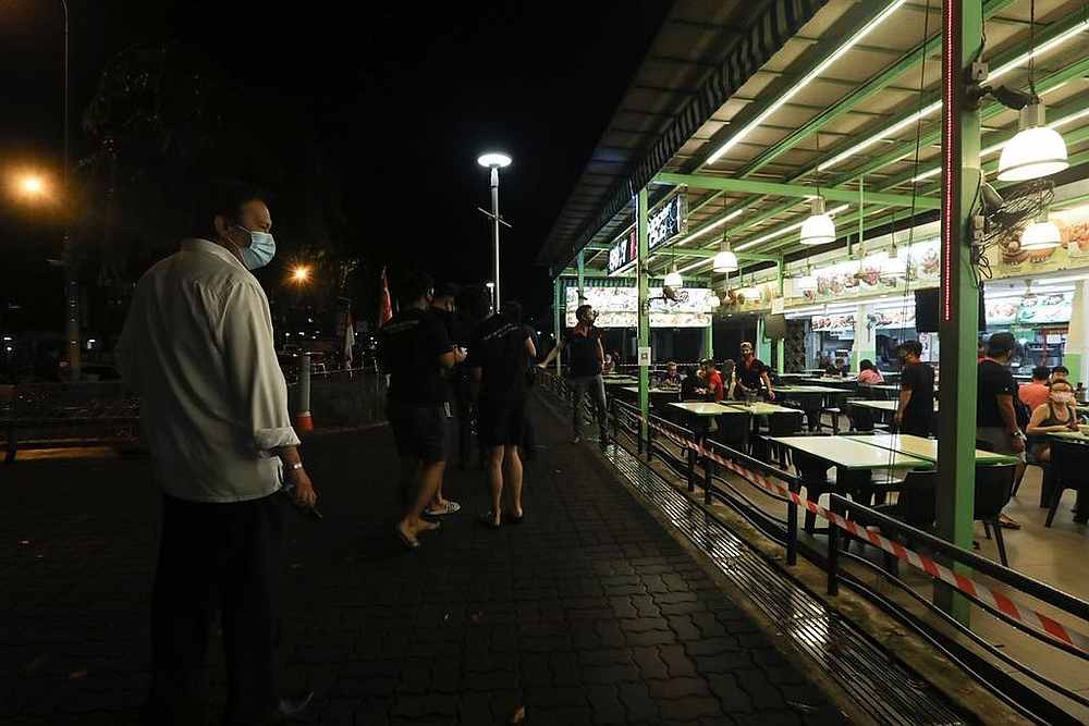 The scene at Supper Club 89.7 in Changi Village, Singapore in the wee hours of June 19, 2020. u00e2u20acu201d TODAY pic