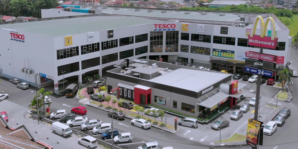 An aerial view of Tesco Teluk Intan that will be open to the public tomorrow. u00e2u20acu201d Picture courtesy of Tesco Stores Malaysia Sdn Bhd 