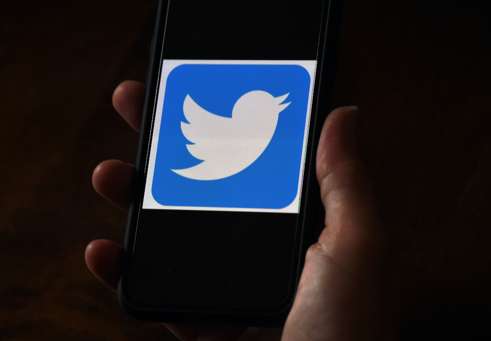 In this file illustration photo taken May 27, 2020 a Twitter logo is displayed on a mobile phone in Arlington, Virginia. u00e2u20acu201d AFP picnn