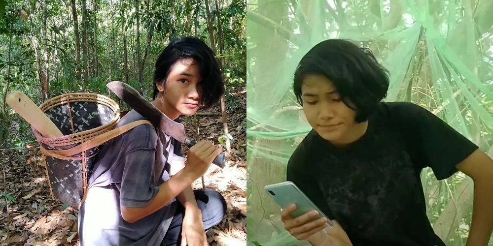 Vevenoah has posted various videos of her life in Sabah on YouTube, including one of her building an underground water well and opening coconuts without tools. u00e2u20acu201d Picture via Facebook/Veveonah M. and YouTube/Veveonah M.