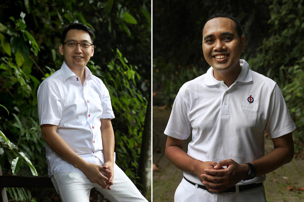 Don Wee (left) and Zhulkarnain Abdul Rahim are now hoping to push for social mobility for the youth. u00e2u20acu201d TODAY pic