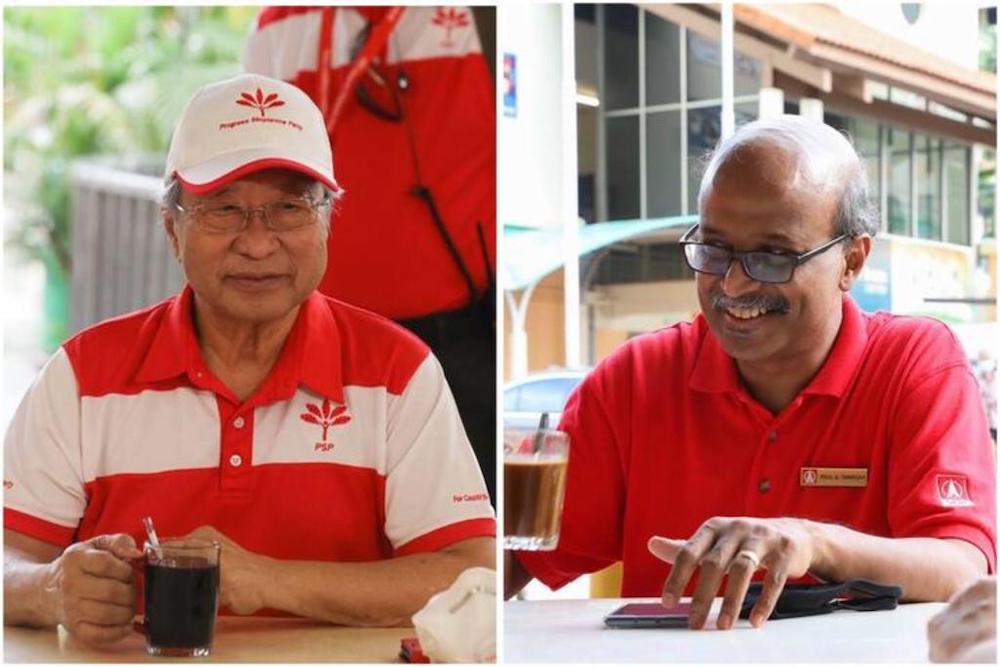Opposition figures Dr Tan Cheng Bock (left) and Paul Tambyah are challenging their People's Action Party counterparts to a televised debate on Covid-19 recovery plans. u00e2u20acu201d TODAY pix
