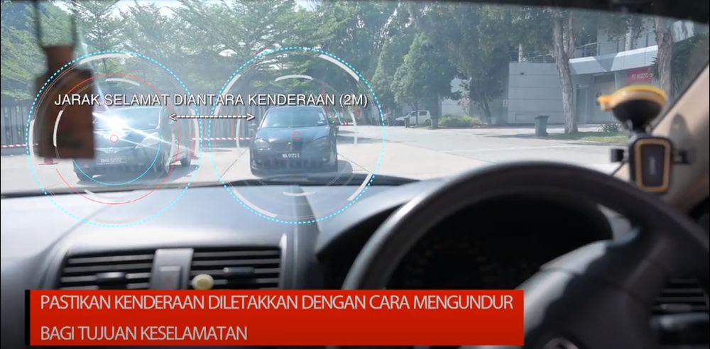 Even when parking, there are strict SOPs to follow. — Picture courtesy of Motorsports Association of Malaysia