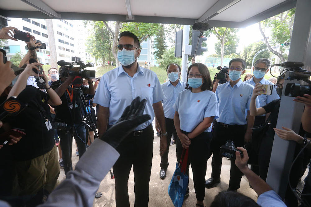 The Workersu00e2u20acu2122 Party team from Aljunied Group Representation Constituency received a winning 59.93 per cent of the vote. u00e2u20acu201d TODAY pic
