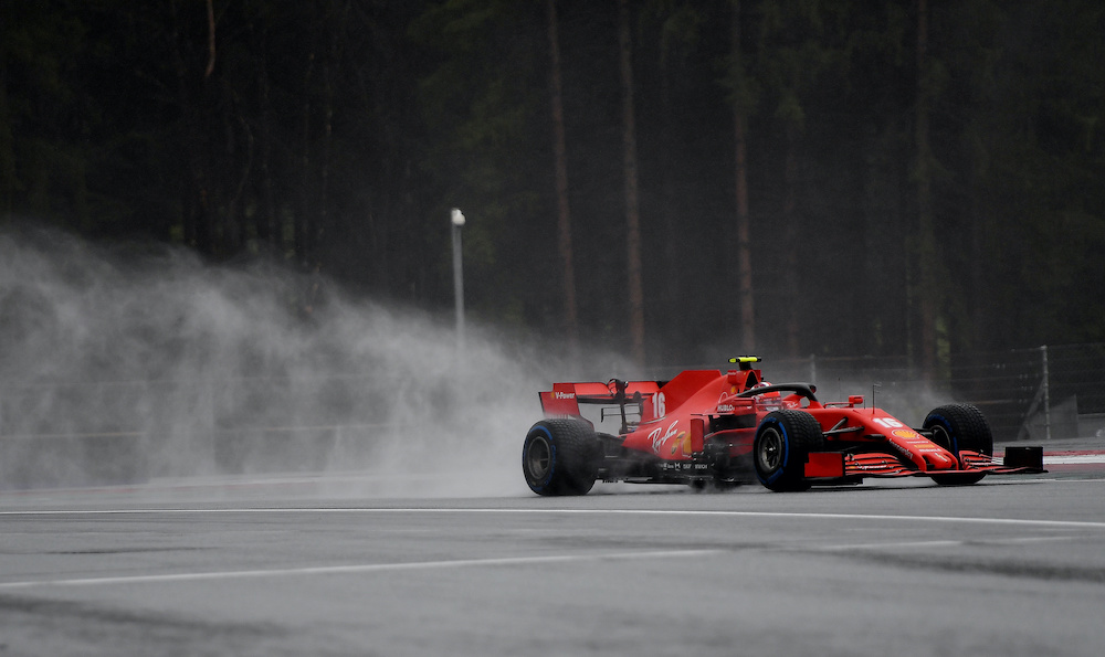 Ferrari's Charles Leclerc in action during qualifying at Spielberg, Austria July 11, 2020. u00e2u20acu201d Joe Klamar/Pool handout via Reuters