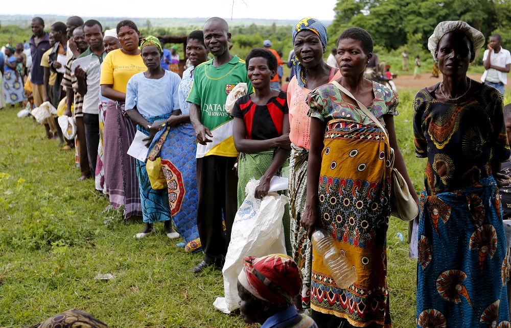 Malawians queue for food aid distributed by the United Nations World Food Progamme (WFP) in Mzumazi village near the capital Lilongwe, February 3, 2016. u00e2u20acu201d Reuters pic