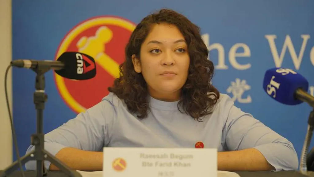 Ms Khan, 26, is being fielded in WP's team contesting Sengkang GRC. u00e2u20acu201d TODAY pic