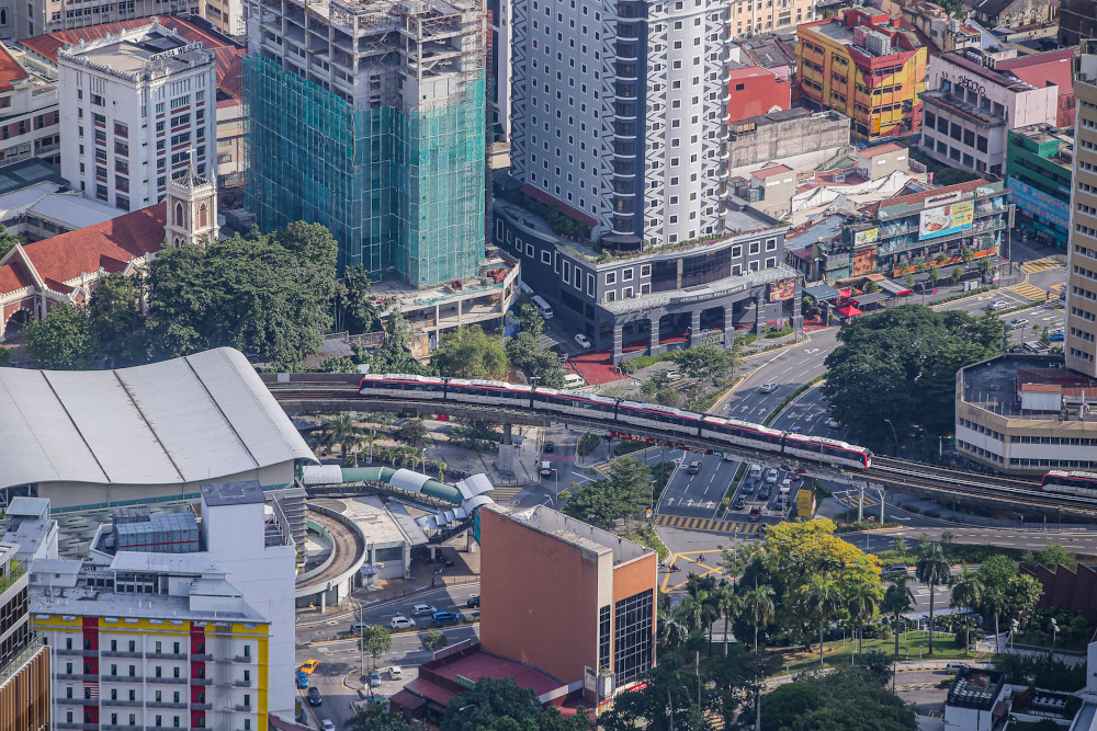 A bird's-eye view of Kuala Lumpur July 8, 2020. u00e2u20acu201d Picture by Hari Anggara