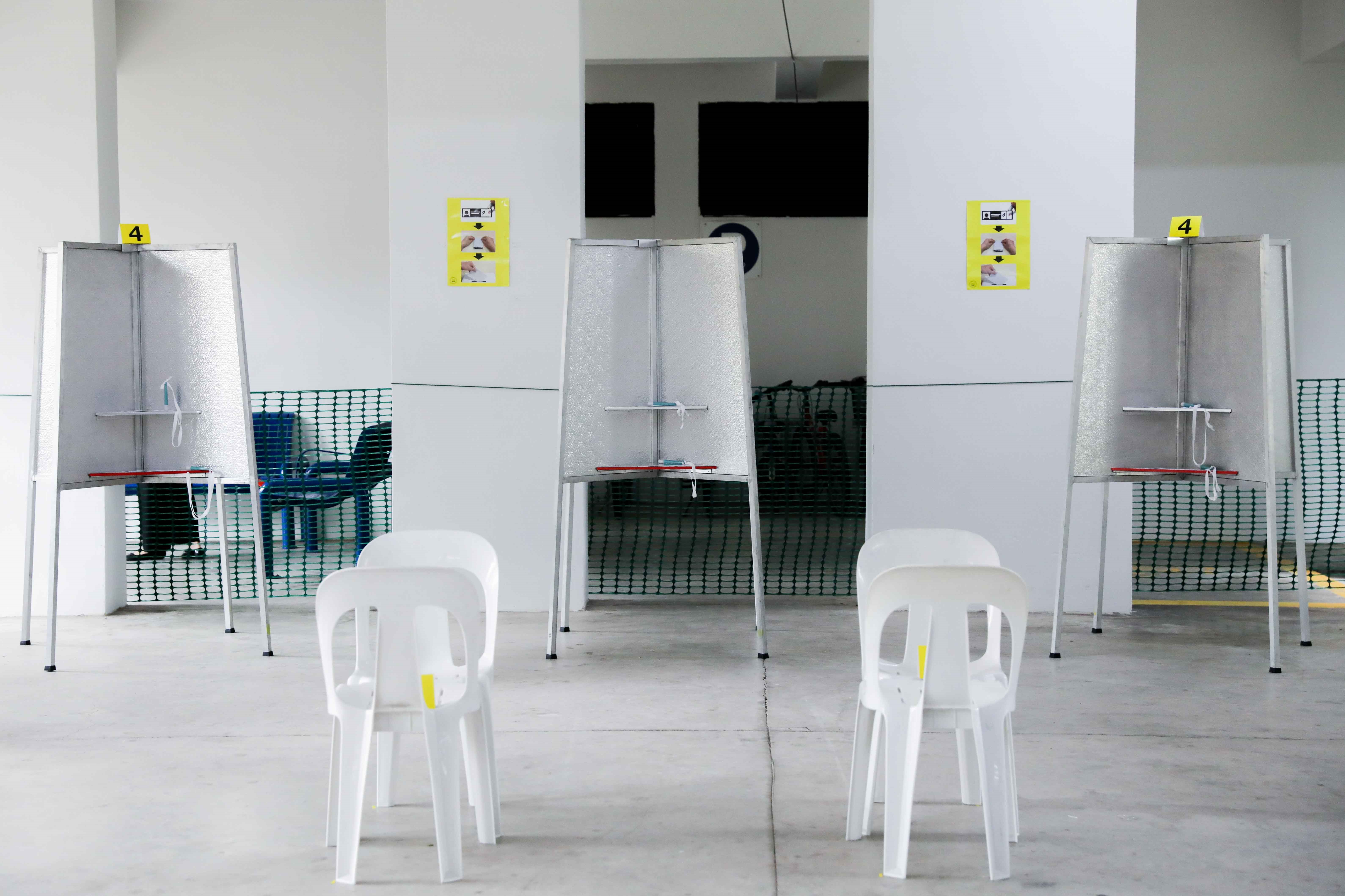 This is where voters cast their ballot. — TODAY pic