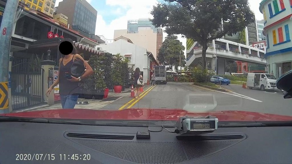 A man who identified himself as the son of the taxi driver put out an appeal on Facebook seeking help to find a woman who he claimed had assaulted his father. u00e2u20acu201d TODAY pic