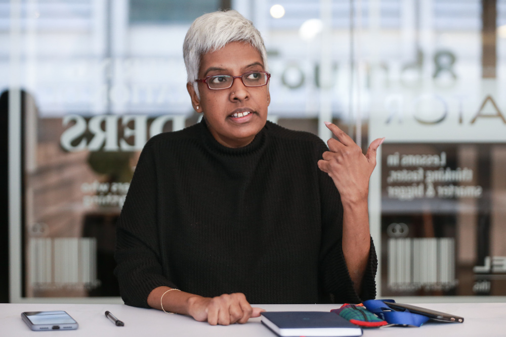 Centre for Independent Journalism Executive Director Wathshlah G. Naidu speaks during an interview with Malay Mail in Kuala Lumpur July 20, 2020. u00e2u20acu201d Picture by Ahmad Zamzahuri