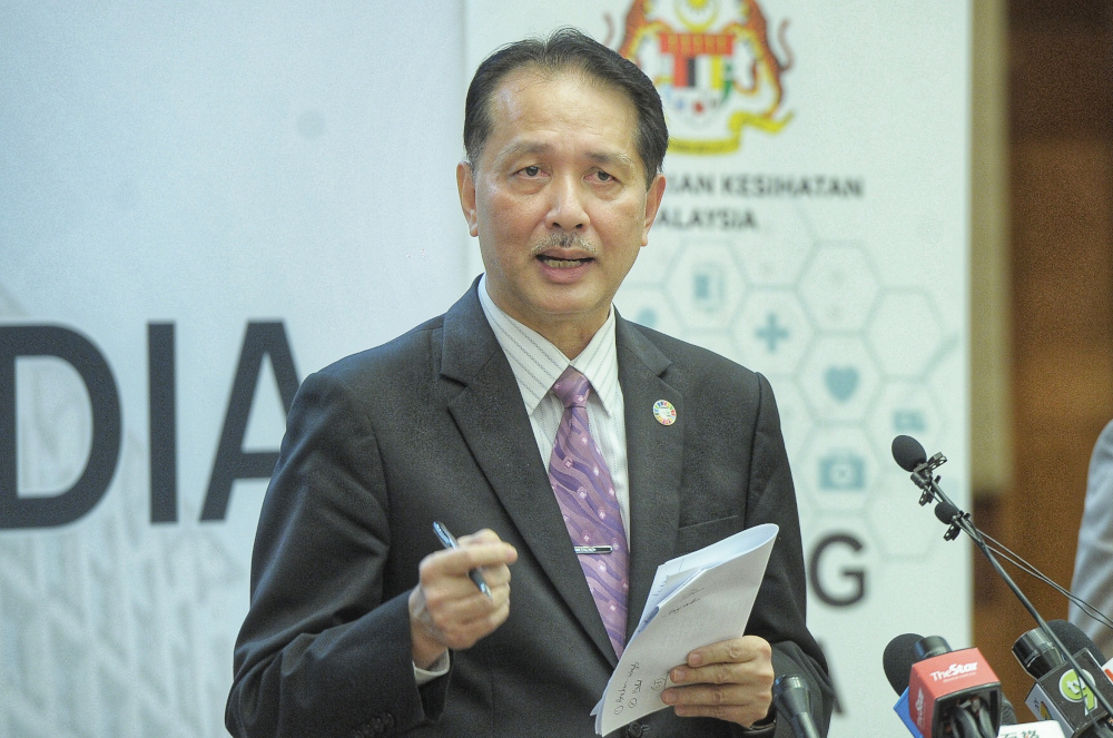 Health Director-General Datuk Dr Noor Hisham Abdullah speaks at a press conference in Putrajaya July 21, 2020. u00e2u20acu201d Picture by Shafwan Zaidon