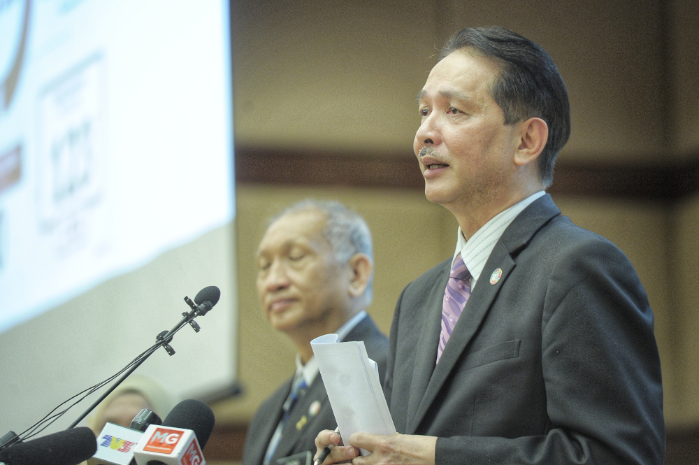 Health Director-General Datuk Dr Noor Hisham Abdullah speaks at a press conference in Putrajaya July 21, 2020. u00e2u20acu201d Picture by Shafwan Zaidon