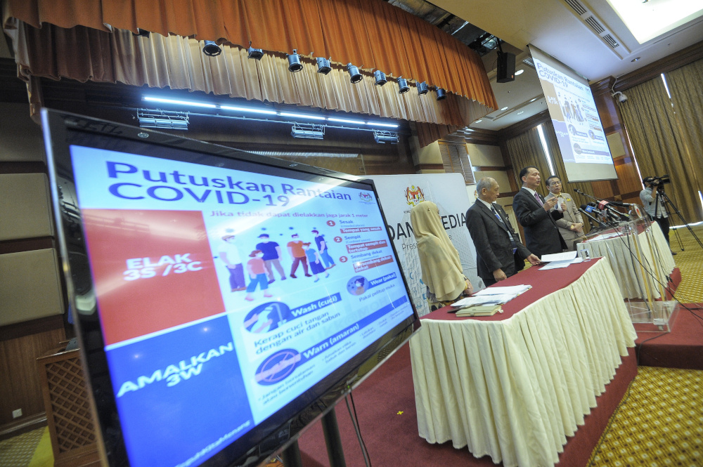 Health Director-General Datuk Dr Noor Hisham Abdullah speaks at a press conference in Putrajaya July 21, 2020. u00e2u20acu201d Picture by Shafwan Zaidon